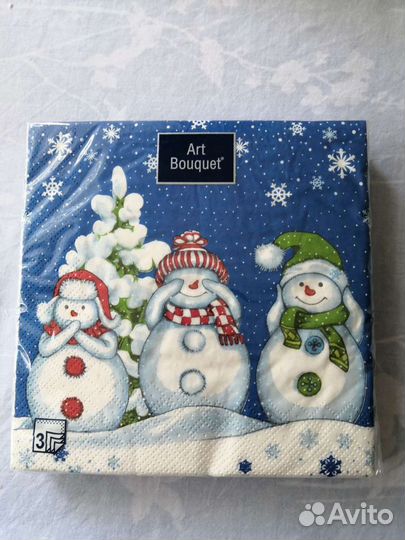 Салфетки бумажные Art Bouquet 