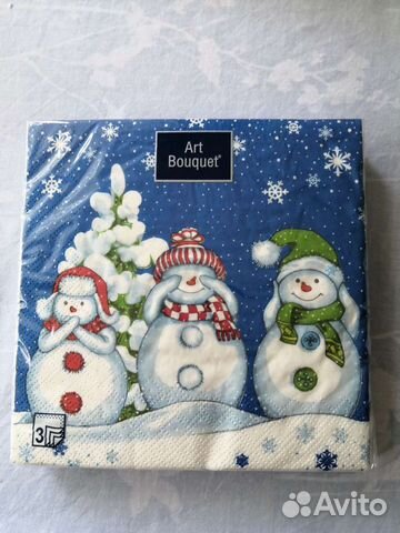 Салфетки бумажные Art Bouquet 