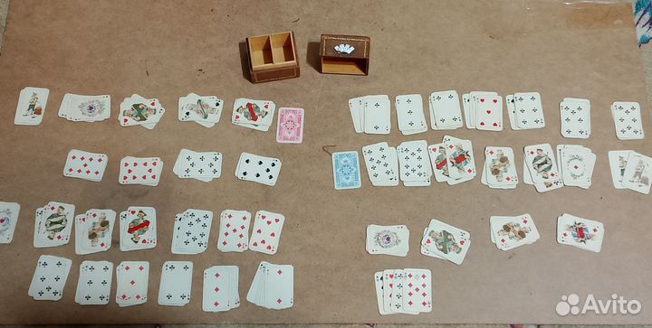 Старые Игральные мини карты бу