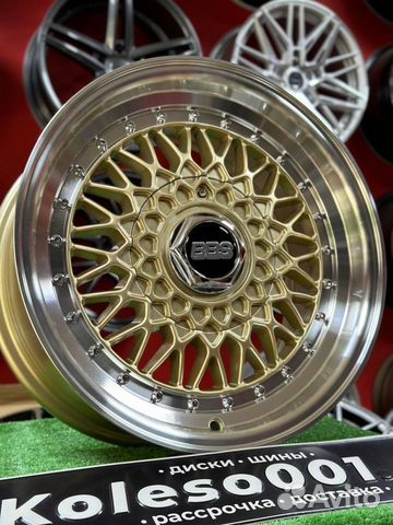NEW диски BBS RS R15 4/100 gold