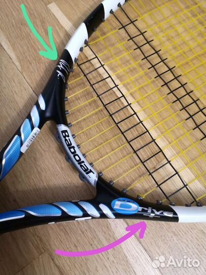 Ракетка (custom) Babolat Pure Drive+, Энди Роддик