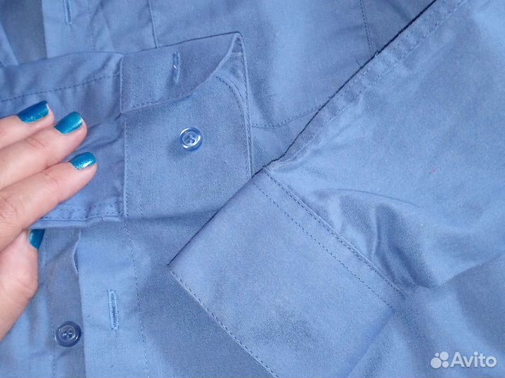 Рубашки школьные для мальчиков 122-134 р-ры