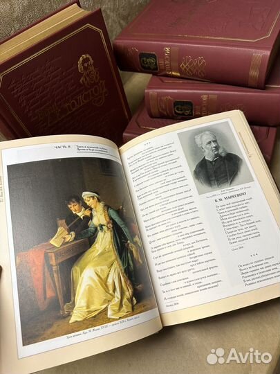 Книга-альбом Ваш А К Толстой. Золото Кожа