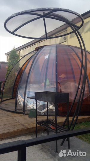 Аренда беседки. Купол. Беседка с мангалом в аренду