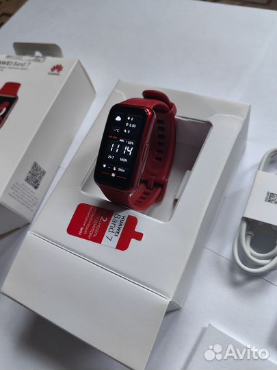 Huawei band 7(red/красный)