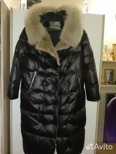 Пуховик зимний женский 42 44 пух перо