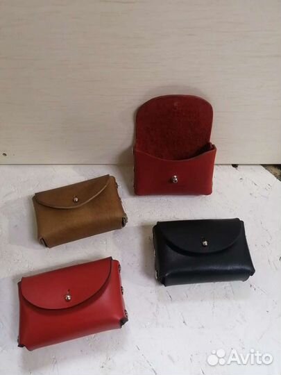 Визитница из натуральной кожи