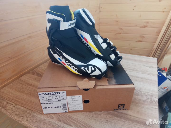 Беговые ботинки salomon RS carbon BL/WH 54822