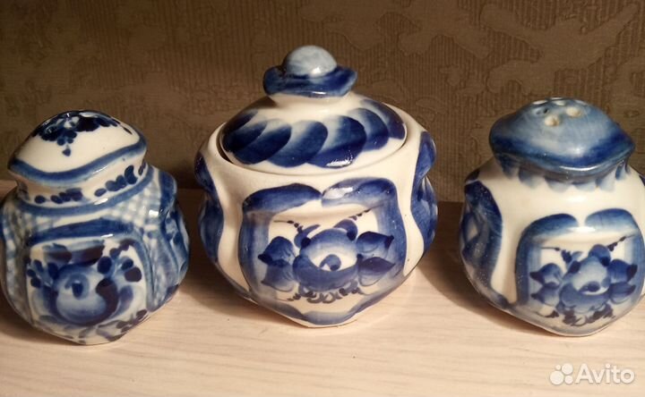 Набор для специй Гжель