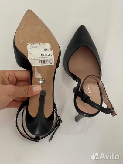 Туфли лодочки 38 натуральная кожа