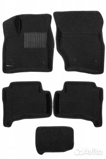 Автомобильные коврики 3D euromat W touareg 2002