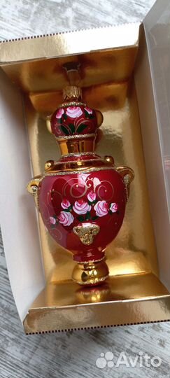 Елочная игрушка самовар 
