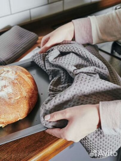 Полотенце вафельное кухонное