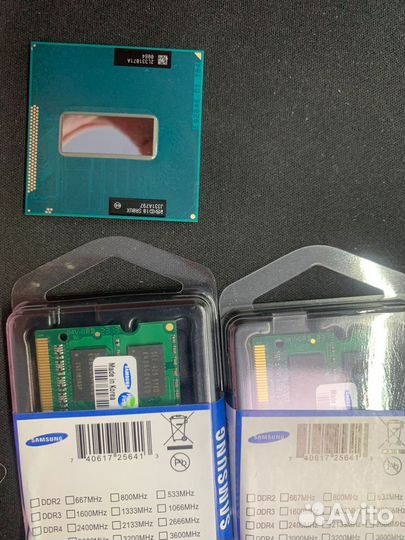 Intel core i7-3630qm + so-dimm samsung ddr3 8gb x2