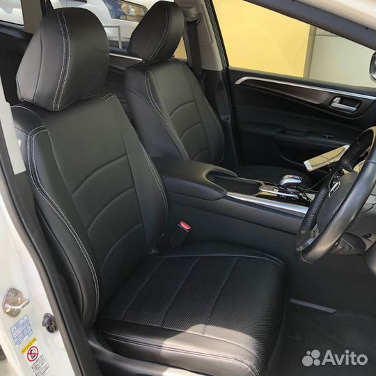 Авточехлы из экокожи honda jade