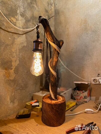 Светильник лофт (эко стиль) ручная работа