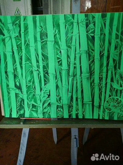 Интерьерная Графика Бамбук