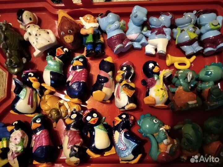 Игрушки из киндер сюрприза 90х