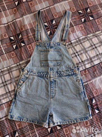 Джинсовый комбинезон