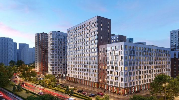 1-к. квартира, 38,1 м², 14/17 эт.