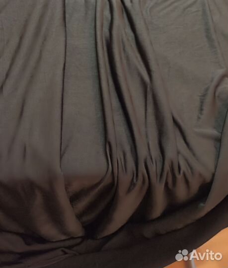 Ткань трикотаж масло чёрный цвет