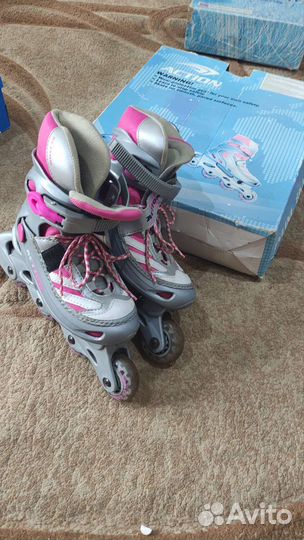 Роликовые коньки детские раздвижные