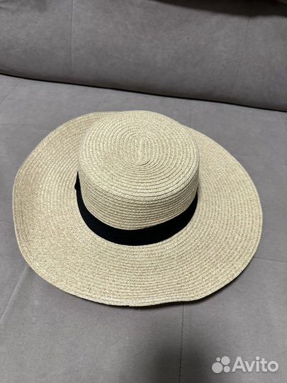 Шляпа женская соломенная hm