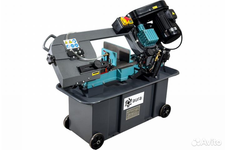 Ленточнопильный станок по металлу aura tools lm-180b/380 40180300