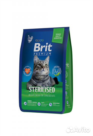 Brit Premium корм для взрослых кошек 8 кг