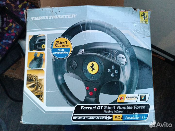 Руль thrustmaster Ferrari gt 2-in1