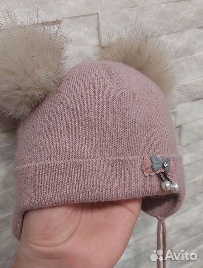Шапка теплая для новорожденных