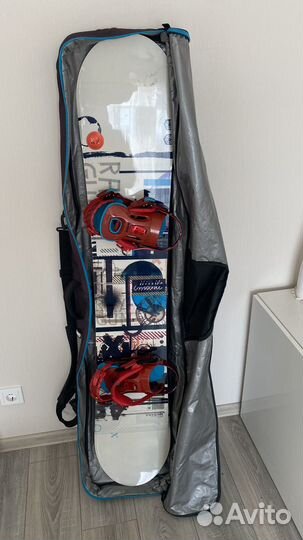 Вместительный чехол для сноуборда 165