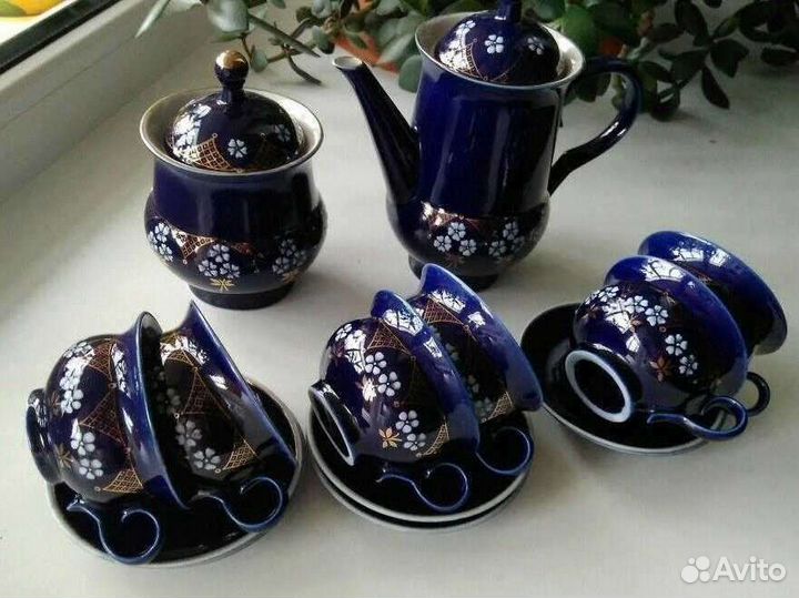 Кофейный сервиз на 6 персон