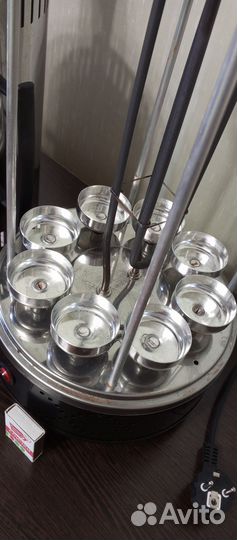 Электрошашлычница Delta DL-6701, 1450W., 8шт.шамп