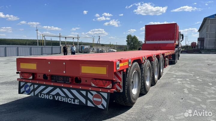 Полуприцеп трал (тяжеловоз) Авиком 98714-04 высокорамный раздвижной, 2023