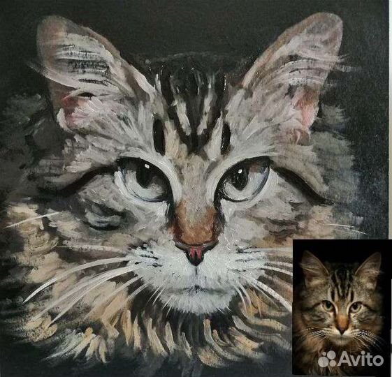 Портрет вашего питомца по фото