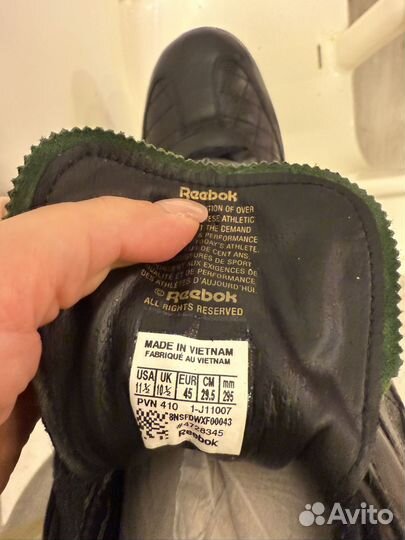 Кеды мужские reebok 44 -44,5 р