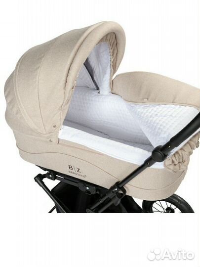 Коляска-люлька babizaro classic beige