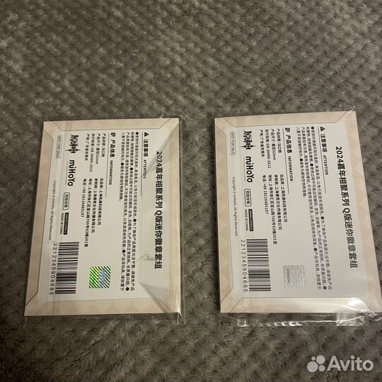 Набор значков Геншин фест