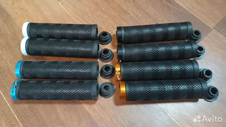 Грипсы велосипедные 135мм, с кольцами