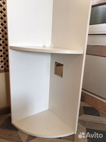 Стеллаж полка белая