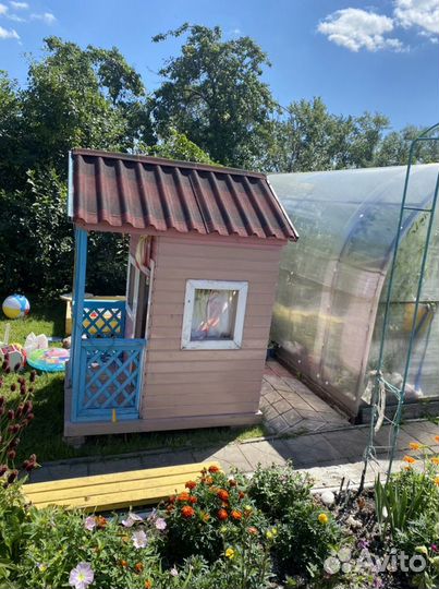 Детский деревянный домик для дачи, для д/ сада