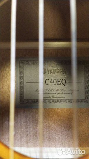 Классическая гитара yamaha c40
