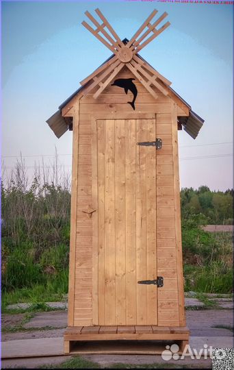 Дачный туалет с установкой WAT892
