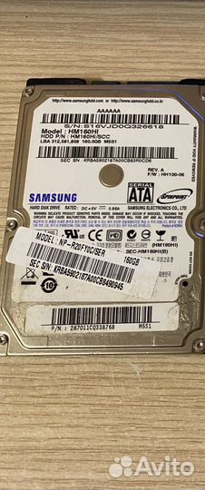 Жесткий диск для ноутбука HDD 2.5