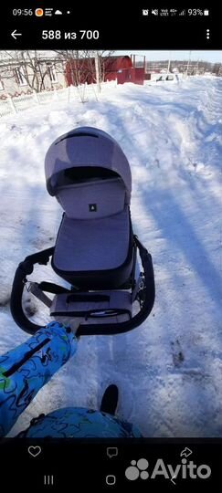 Коляска 2 в 1 adamex cristiano