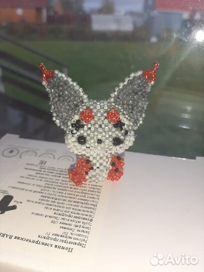 Амигуруми Ушастик из бисера