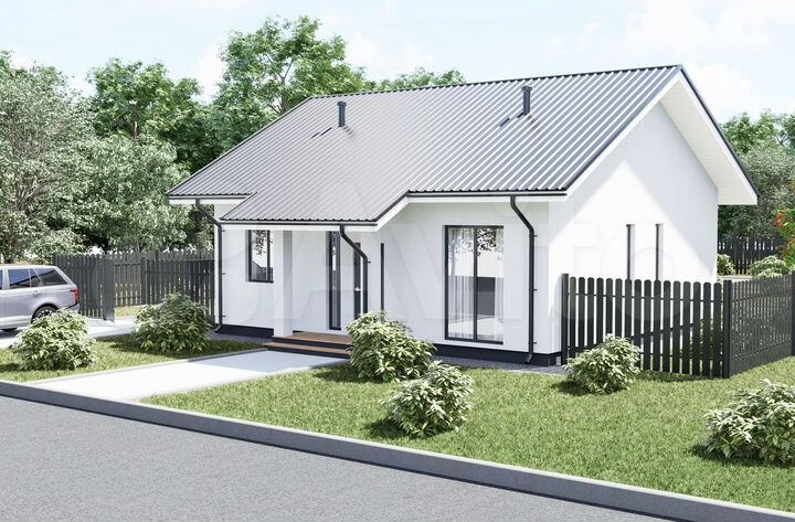 Дом 71 м² на участке 7 сот.