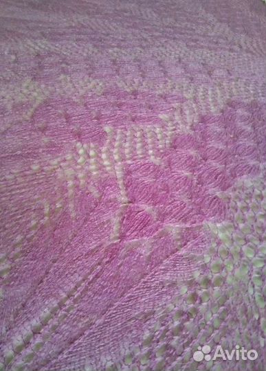 Шаль, платок, подарок, ручная работа