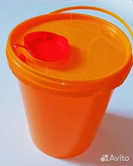 Медицинский контейнер для отходов, 10 штук